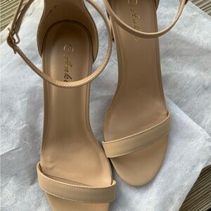 Ankis Heels for Women Open Toe Ankle Strap Chunky Heel Sandals 2.75 Inch